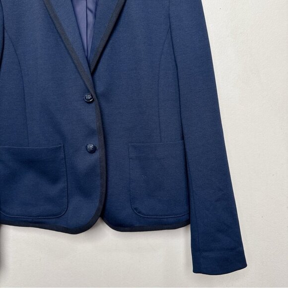 Gap Womens 8 The Academy Blazer Blue Dark Academia Button Blazer Jacket - Picture 7 of 16